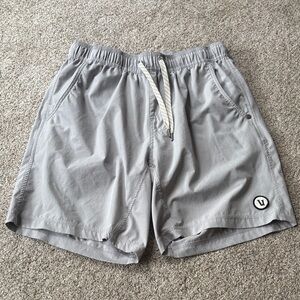 Vuori Gray Athletic Shorts
